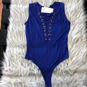 Royal blue bodysuit